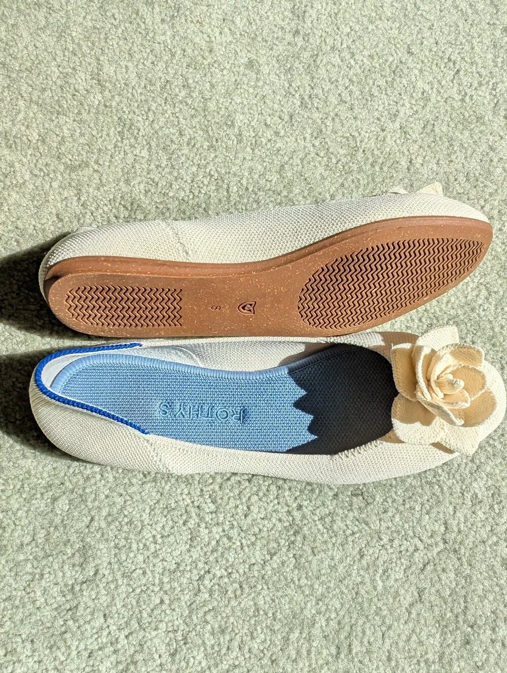 Rothy's The Petal Square ballet flats - Picture 4 of 5